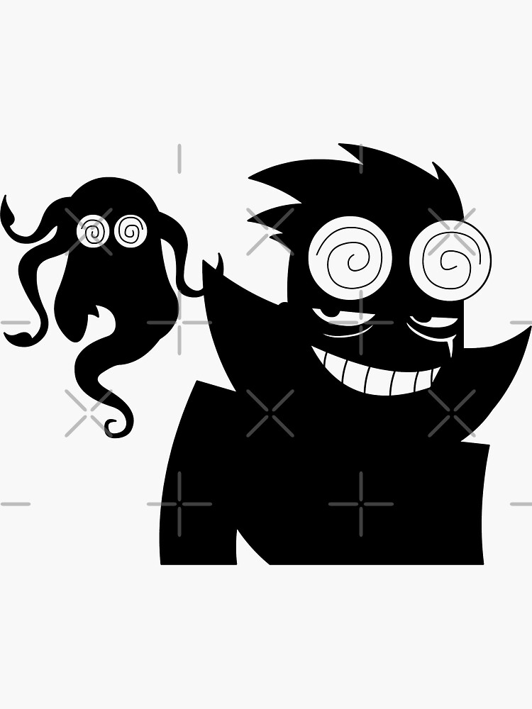 "Jack Spicer and Wuya" Sticker for Sale by robotghost Redbubble