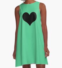Vestido acampanado Corazon ralsei