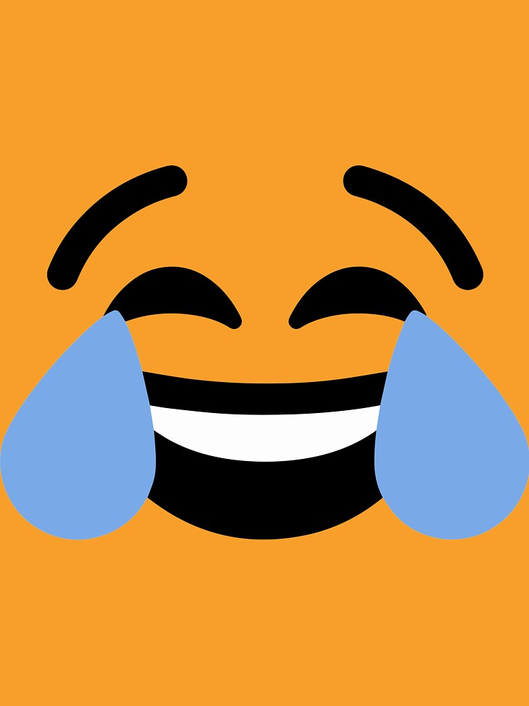 "Laughing Smiley Face Emoji" T-shirt by peaktee | Redbubble