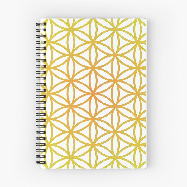 Item preview, Flower of Life pattern in - green and orange designed and sold by knappidesign.