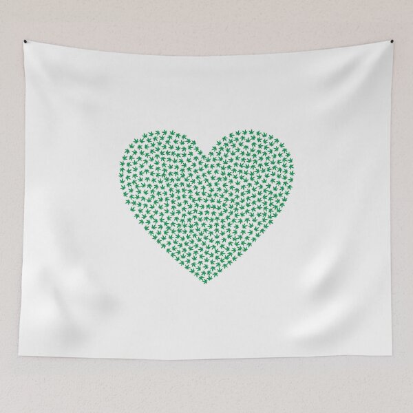 Item preview, Marijuana Cannabis Mary Jane Love Heart Design designed and sold by teeshirtcraze.