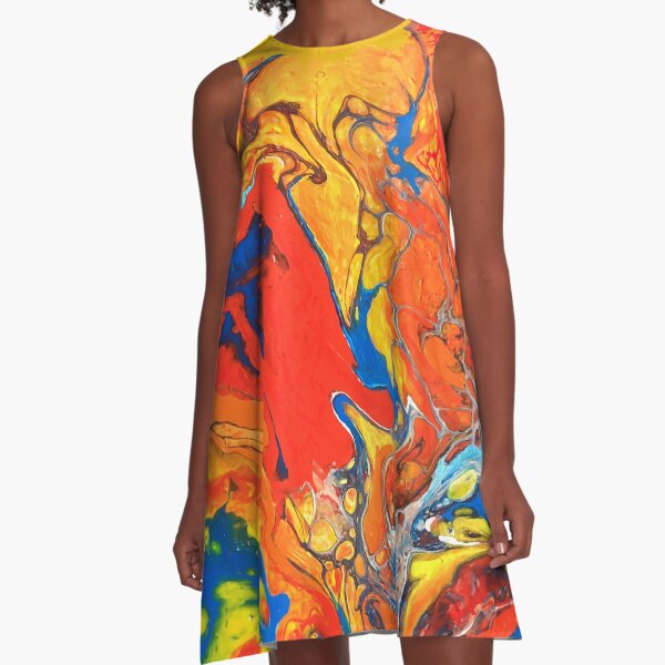 Abstrait A-Line Dress