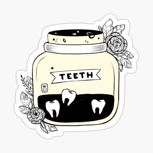 Jar of Teeth Sticker