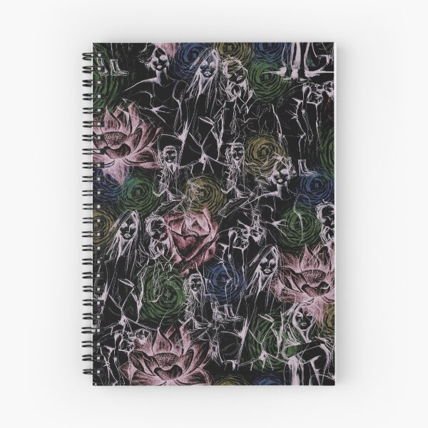 Item preview, floral with ladies black and color designed and sold by Lara Wolf.