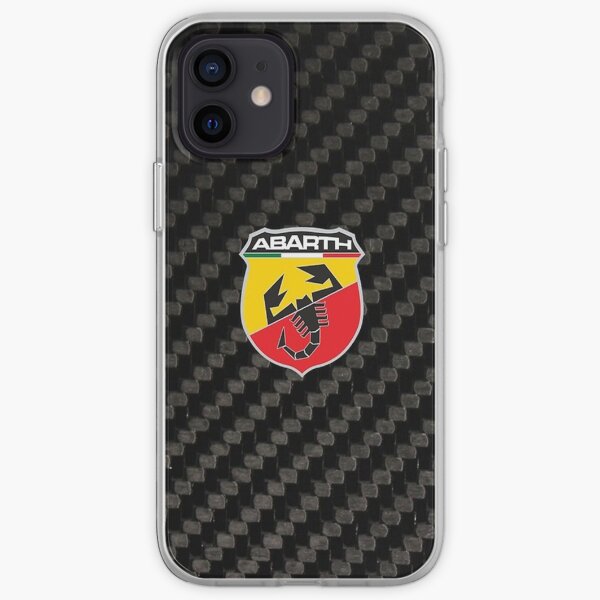 Abarth Kohlenstoffwettbewerb iPhone Flexible Hülle