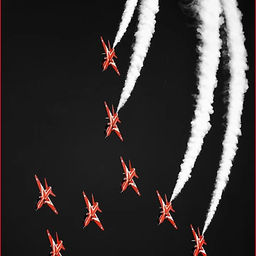 Artwork thumbnail, The Red Arrows by Rory Trappe