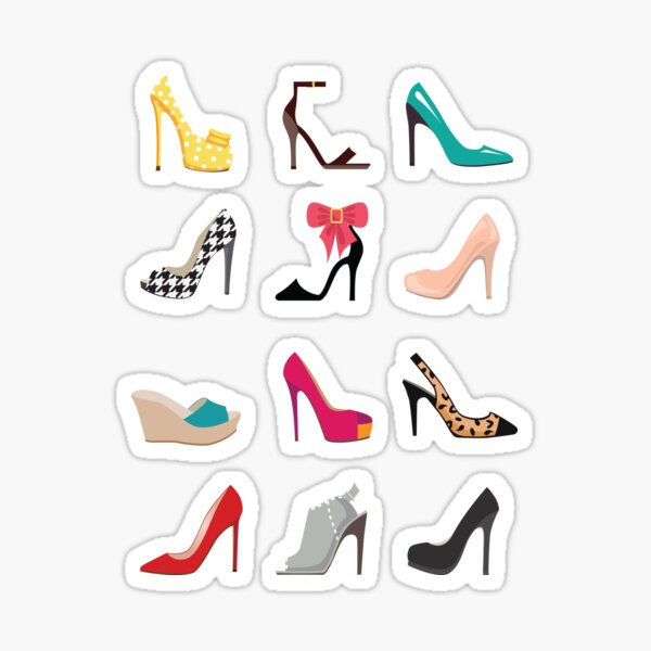 Decorate your shoes with High Heel 'Dog' Shoe Stickers *New* Free P/P 