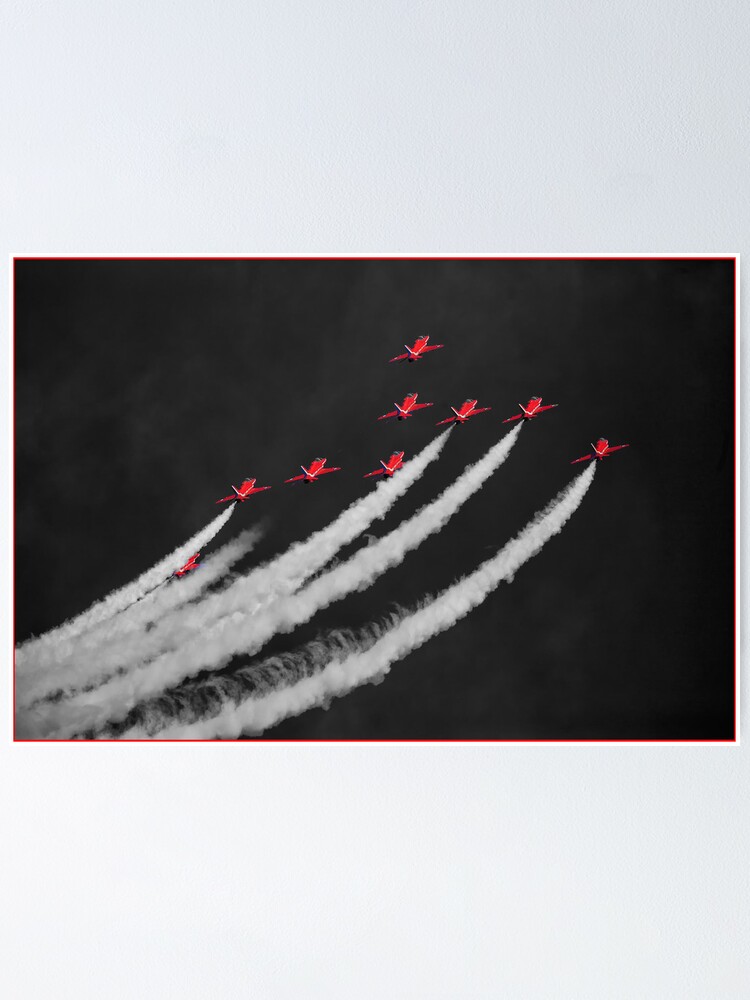 Thumbnail 1 of 3, Poster, The Red Arrows - 2 designed and sold by RoryT.