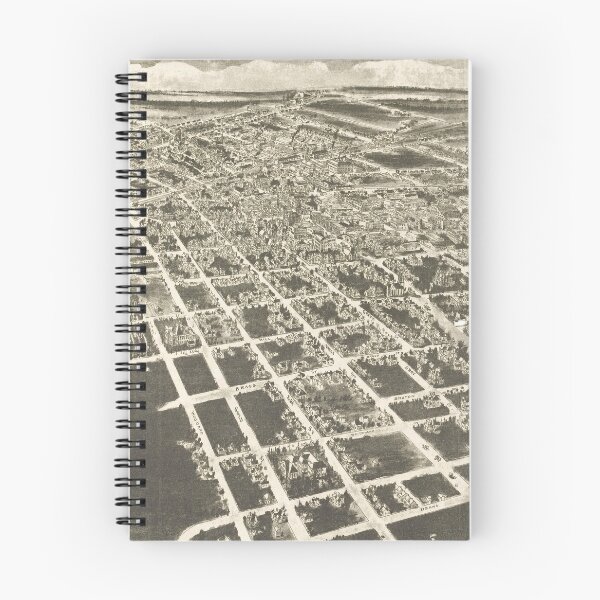 Item preview, Vintage Pictorial Map of Wilson NC (1908) designed and sold by BravuraMedia.