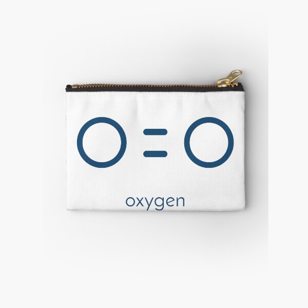 Aperçu de l'œuvre Molécule d'oxygène élémentaire (O2). Formule squelettique. créée et vendue par molekuul.