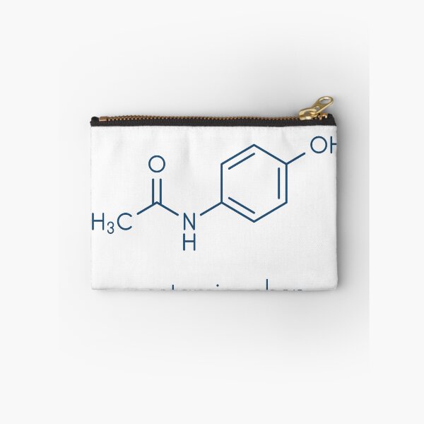 Item preview, Paracetamol (acetaminophen) analgesic drug molecule. Used to reduce fever and relieve pain. Skeletal formula. designed and sold by molekuul.