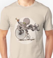 Radfahren-Krake-T-Shirt Krakenliebhaber Zyklus-Liebhaber. Slim Fit T-Shirt