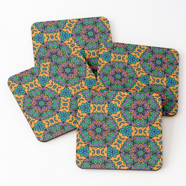 Item preview, Royal Retro Floral Garden designed and sold by Mia Harper Design.