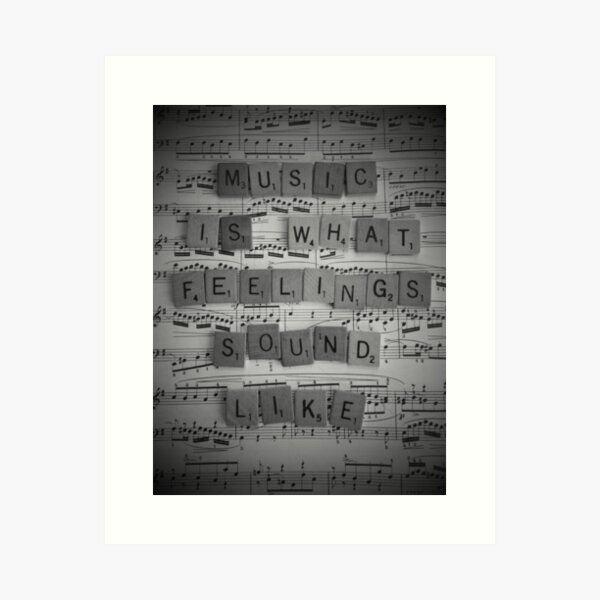 Item preview, Music Is What Feelings Sound Like designed and sold by cadenced.