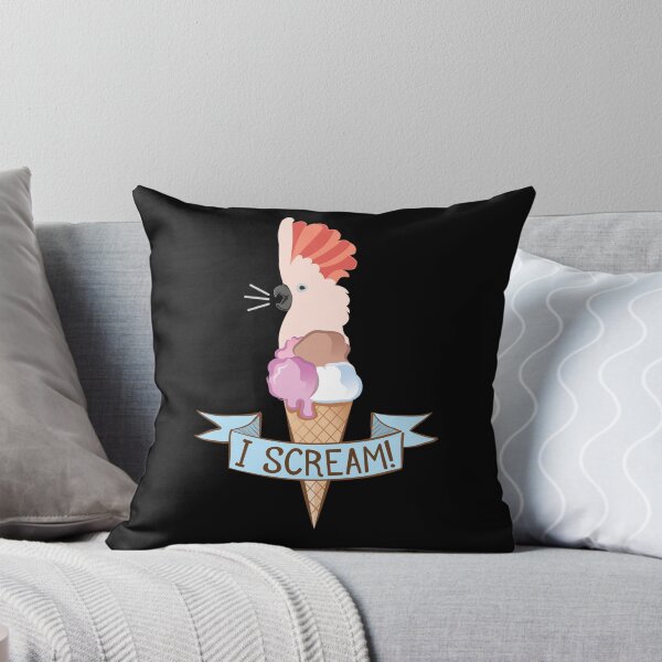 Item preview, Moluccan Cockatoo Ice Cream Parrot graphic designed and sold by einsteinparrot.