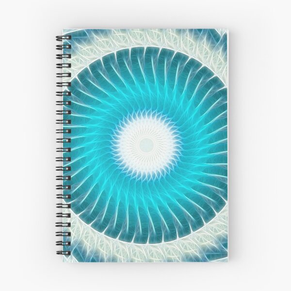 Item preview, Cyan Glow Kaleidoscope 7 designed and sold by TravelPhotoArt.