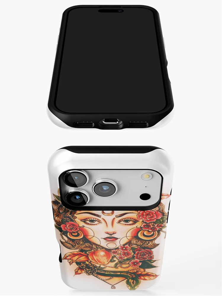 Thumbnail 3 of 4, iPhone Case, Neotraditional Woman designed and sold by Hollydrewthat.