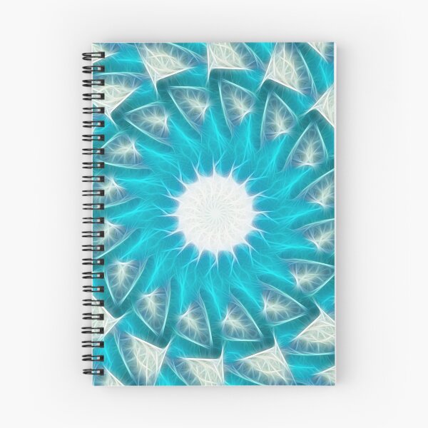 Item preview, Cyan Glow Kaleidoscope 8 designed and sold by TravelPhotoArt.