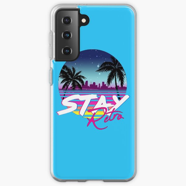 Stay Retro - Miami Vice Synthwave Nights Samsung Galaxy Soft Case