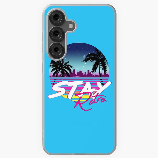 Stay Retro - Miami Vice Synthwave Nights Samsung Galaxy Soft Case