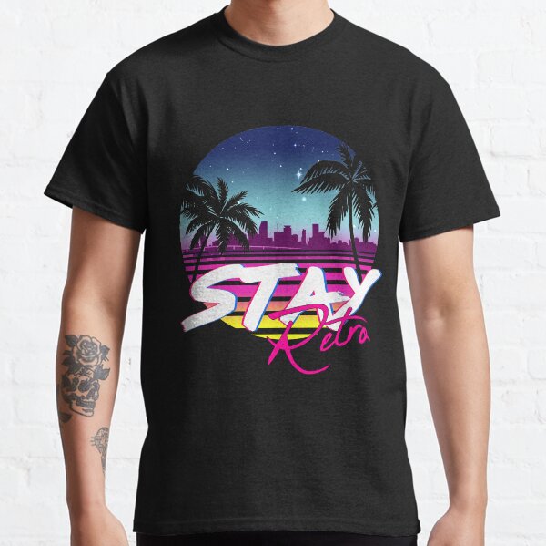 Stay Retro - Miami Vice Synthwave Nights Classic T-Shirt