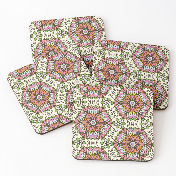 Item preview, Pink Princess Retro Floral Garden designed and sold by Mia Harper Design.
