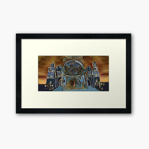 San Xavier Mission / A tucson Portrait Story Framed Art Print