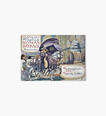 Woman suffrage procession, Washington, D.C. March 3, 1913 Art Board Print