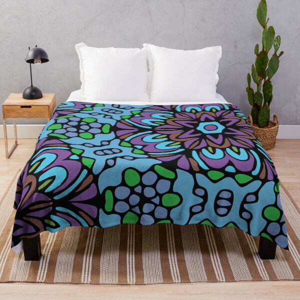 Item preview, Blue Prince Floral Rock Garden designed and sold by Mia Harper Design.