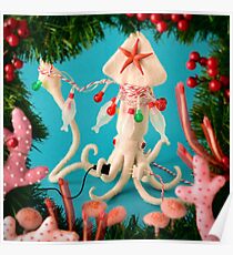 Electric Squid Poster