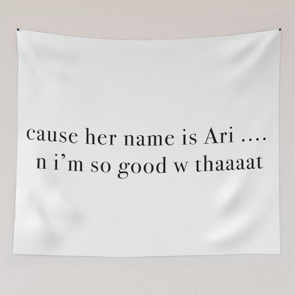 Item preview, cause her name is ari designed and sold by KaiDee.