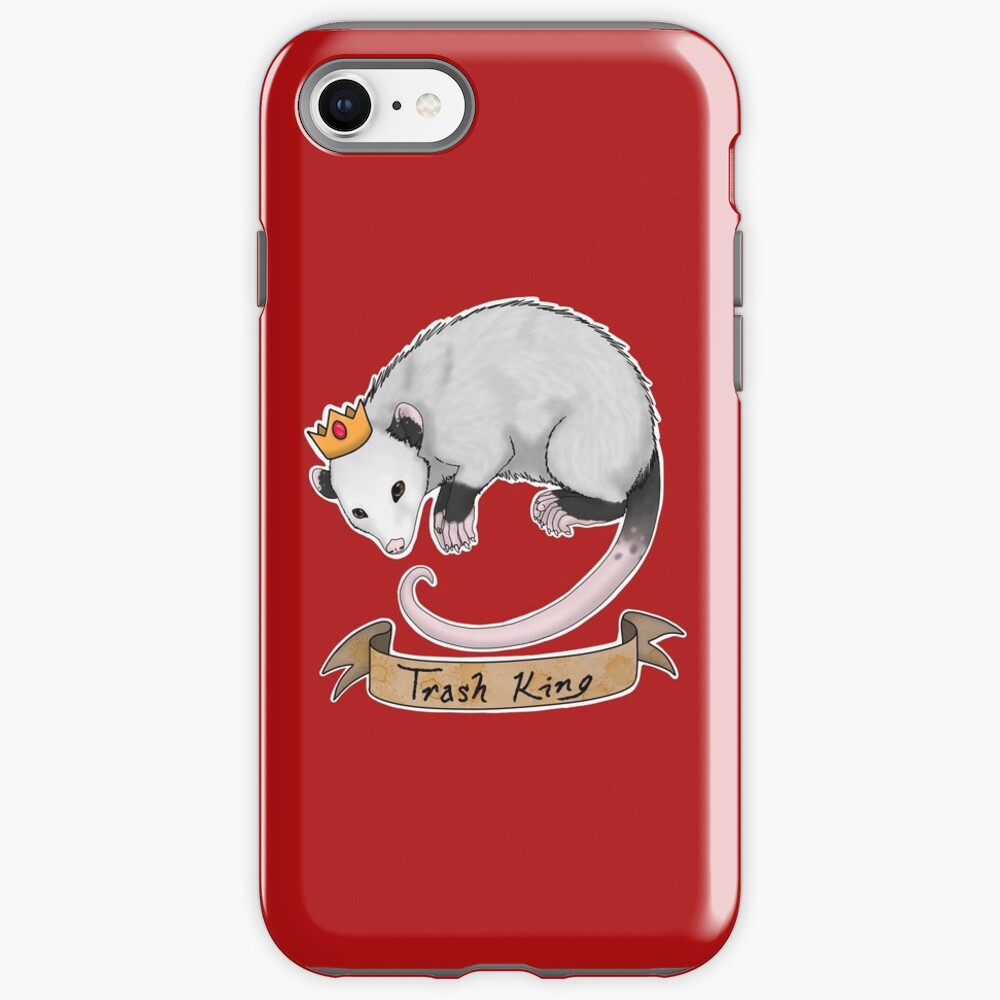 Trash King Opossum Possum iPhone Case & Cover
