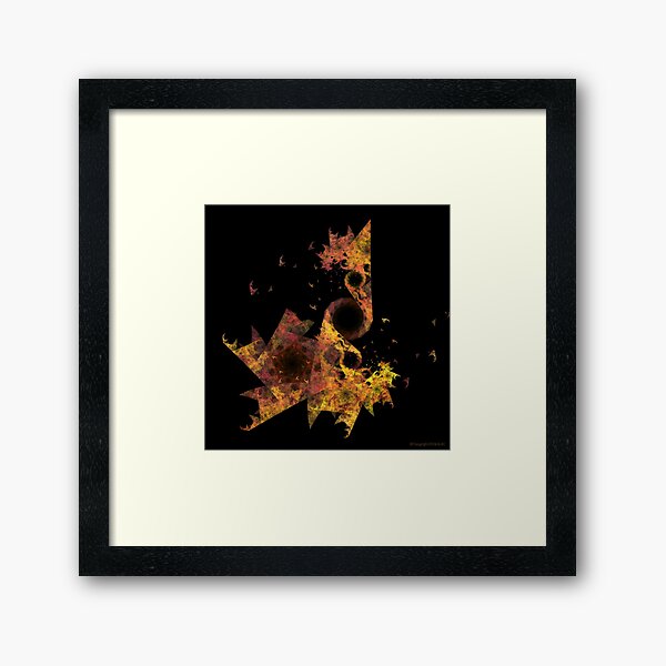 Autumn's Come Undone Framed Art Print