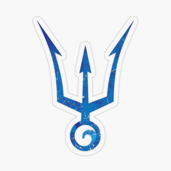 Trident Of Poseidon Design / Poseidon Symbol | Sticker