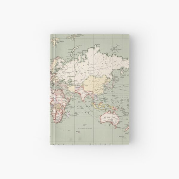 Item preview, Vintage Map of The World (1915) designed and sold by BravuraMedia.