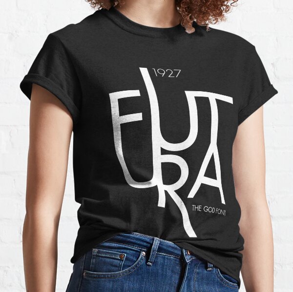Futura The God font - Black Classic T-Shirt