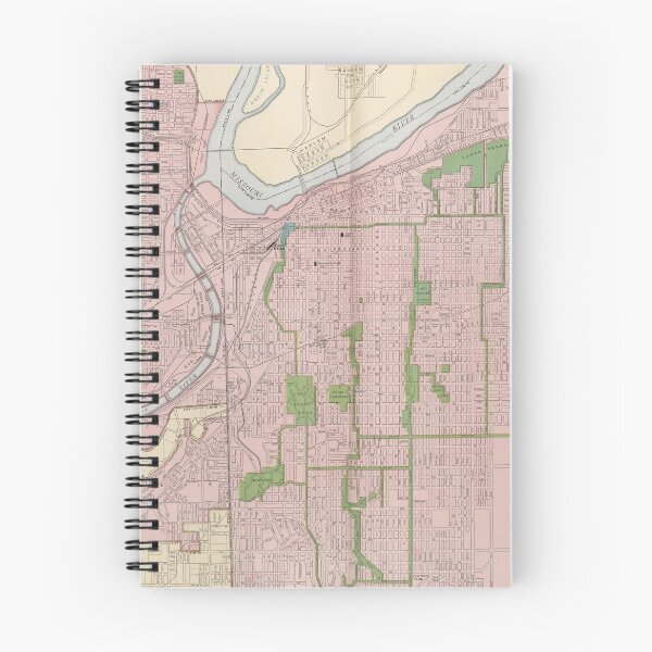 Item preview, Vintage Map of Kansas City MO (1912) designed and sold by BravuraMedia.
