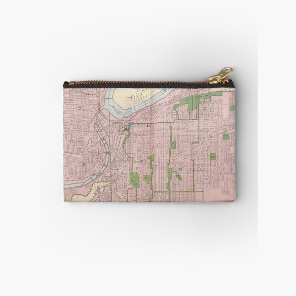 Item preview, Vintage Map of Kansas City MO (1912) designed and sold by BravuraMedia.