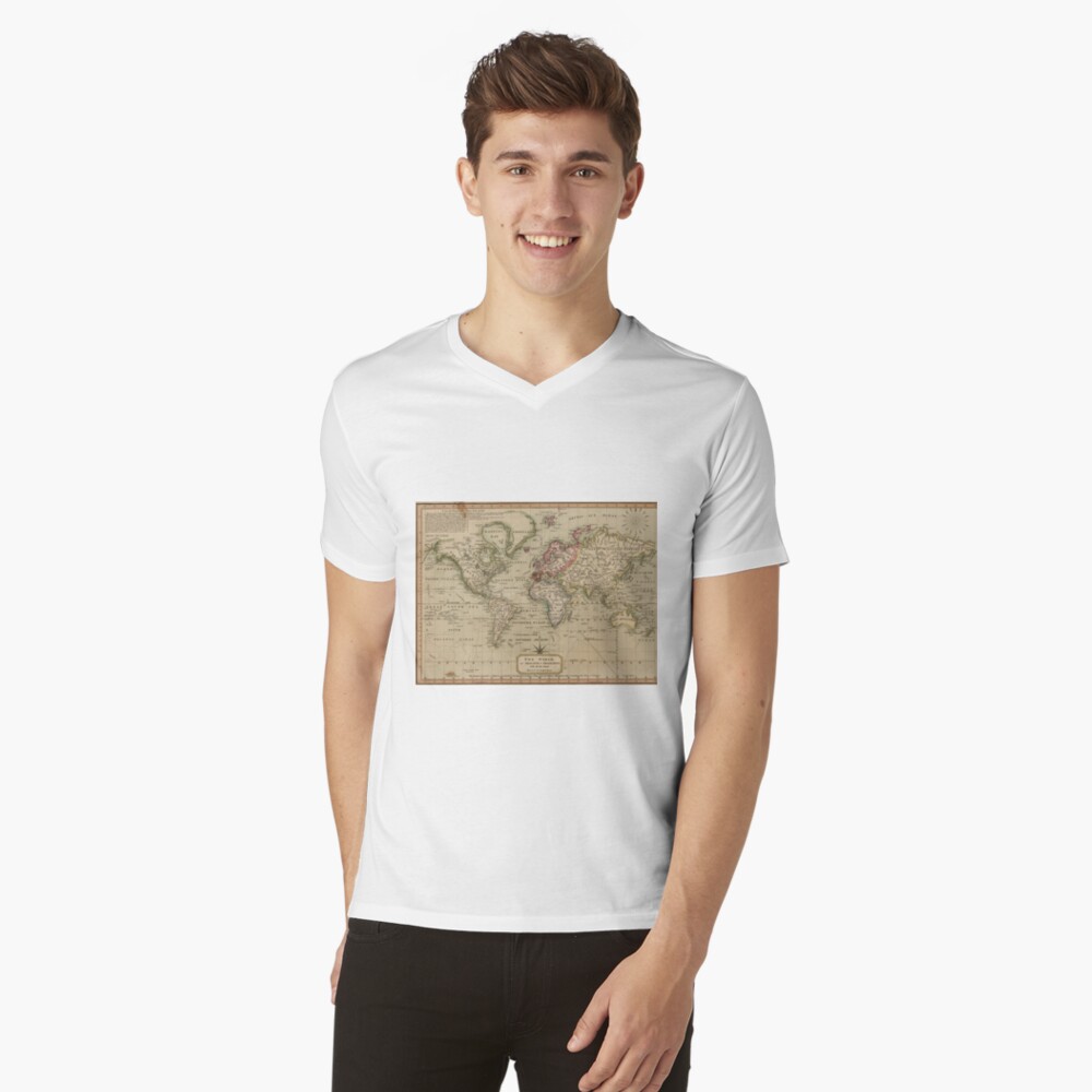 Item preview, V-Neck T-Shirt designed and sold by BravuraMedia.