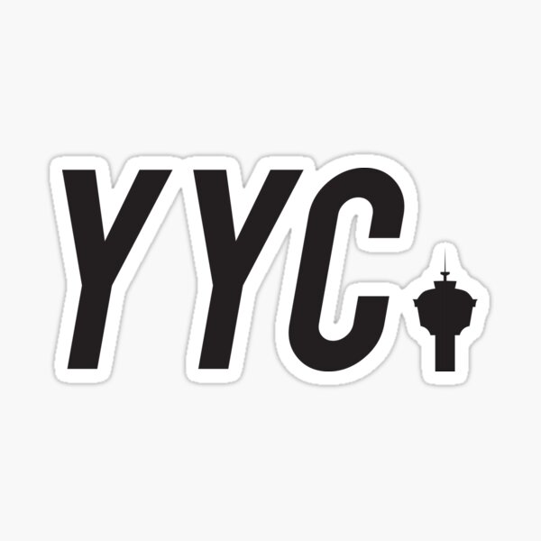 YYC Calgary Sticker