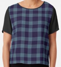 Black Currant Chiffon Top