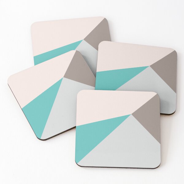 Item preview, Geometric in teal and muted colors designed and sold by Latte Design.