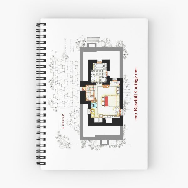 Item preview, Rosehill Cottage from THE HOLIDAY - Upper floor A designed and sold by TV Floorplans & More.