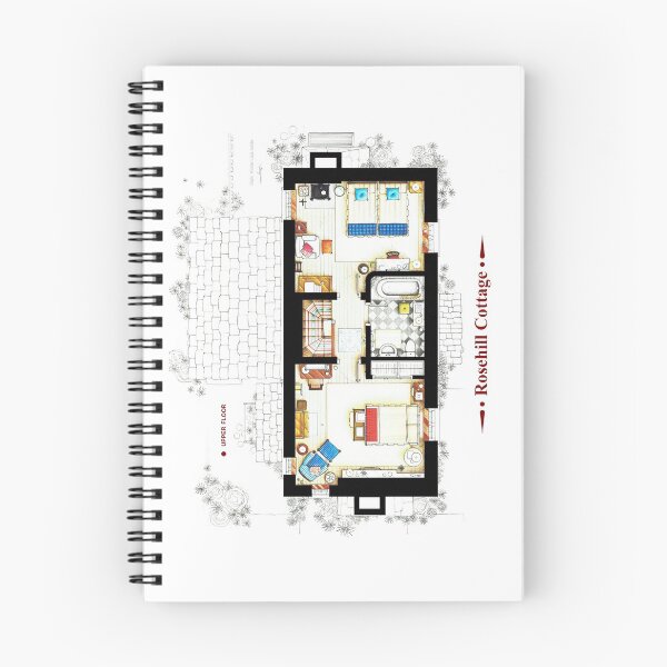 Item preview, Rosehill Cottage from THE HOLIDAY - Upper floor B designed and sold by TV Floorplans & More.