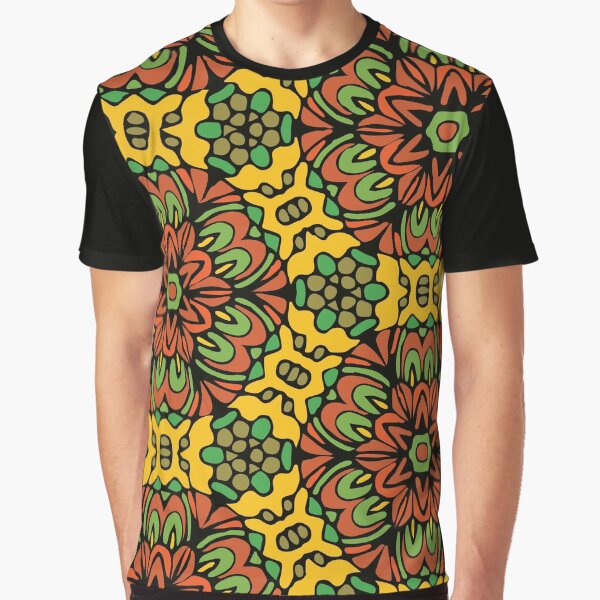 Woodland Retro Floral Garden Graphic T-Shirt