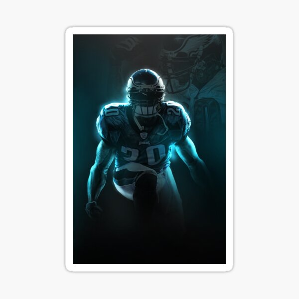 Brian Dawkins Philadelphia Sports Art Sticker