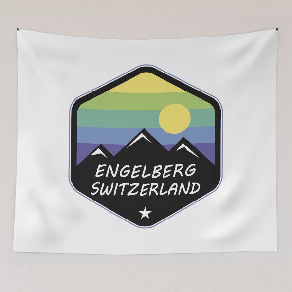 Item preview, Ski Engelberg Switzerland Skiing Mount Titlis designed and sold by DESTINATIONS DECAL.
