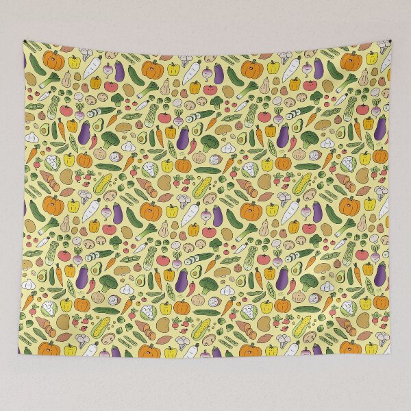 Item preview, Veggie Friends Doodle designed and sold by KiraKiraDoodles.