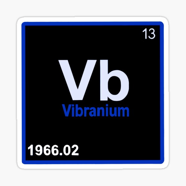 Vibranium  Sticker