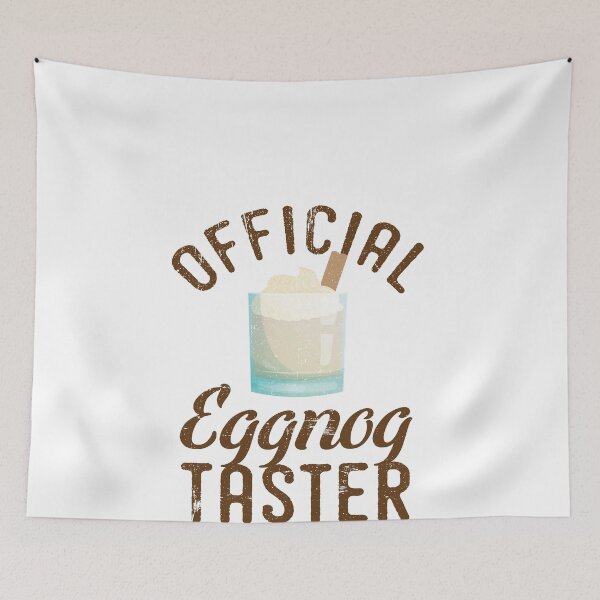 Item preview, Official Egg Nog Taster - Distressed Christmas and Holiday Gift Design designed and sold by Theodore Cory.